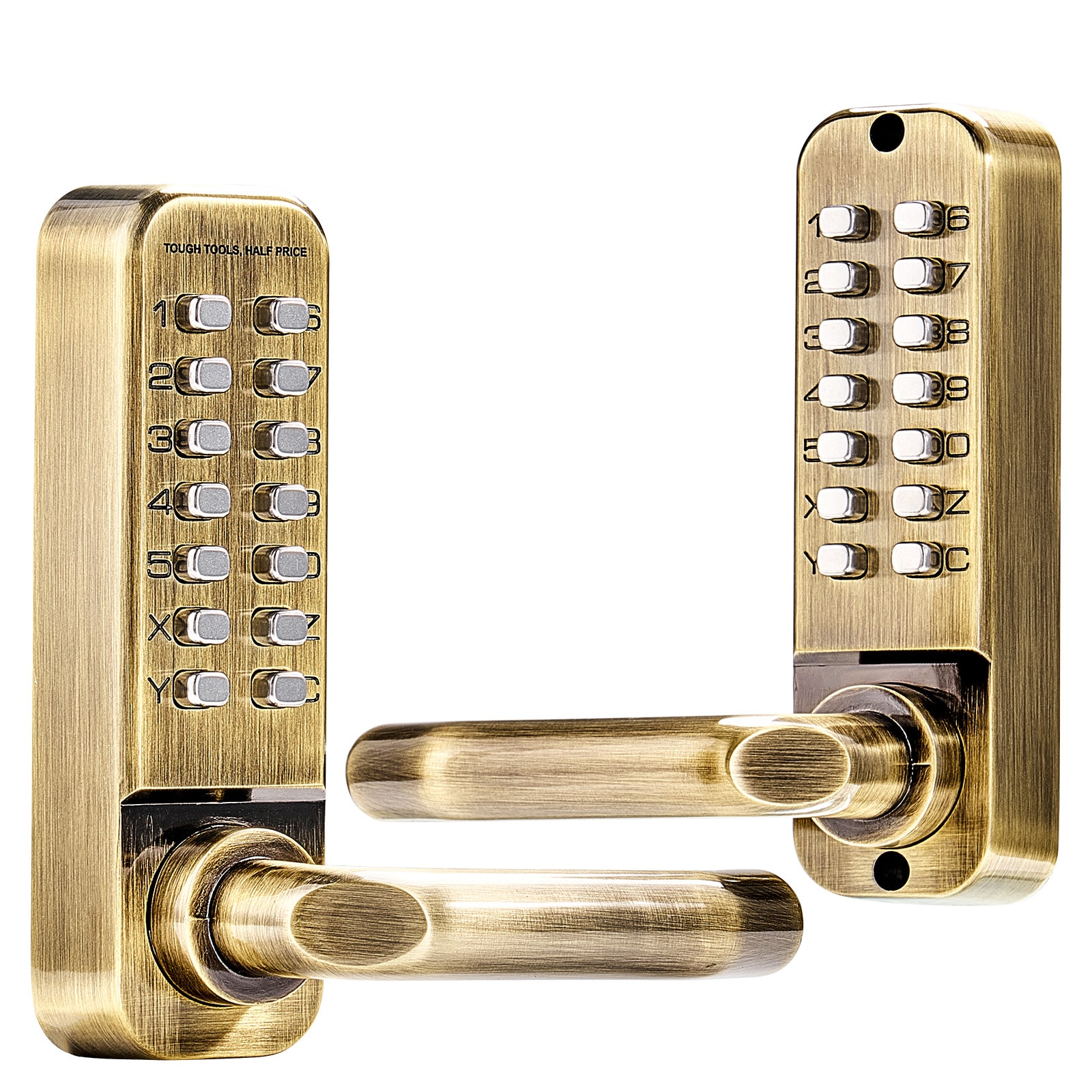 Mechanical Keyless Entry Door Lock For Outdoor Gate And Fence_voghion.com